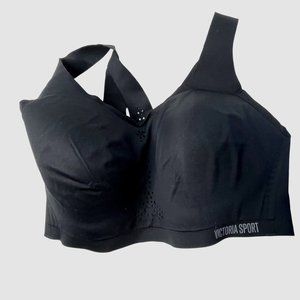 Victoria Sport Lined Chest size 30.5” black laser cut athletic sports bra